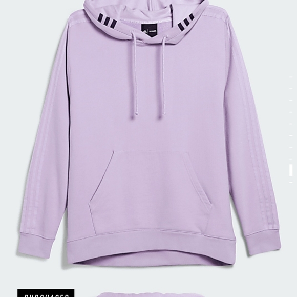 Ivy Park x Adidas Rodeo Hoodie Purple Glow Sz L - Picture 2 of 5